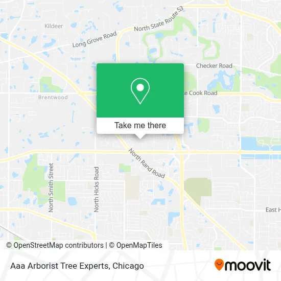 Aaa Arborist Tree Experts map