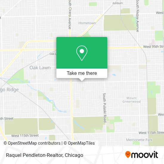 Raquel Pendleton-Realtor map