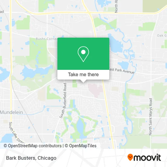 Bark Busters map