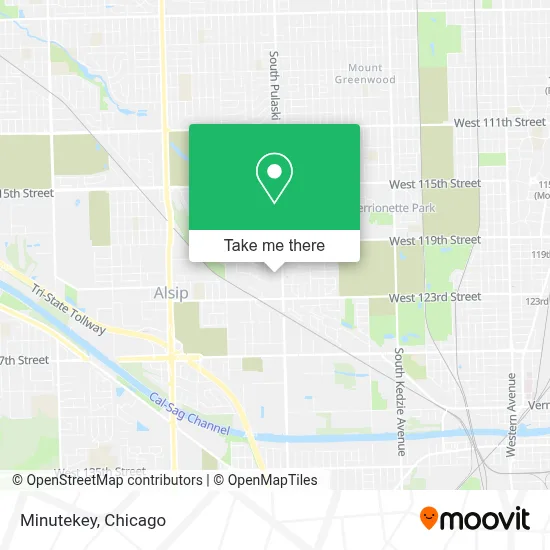 Minutekey map