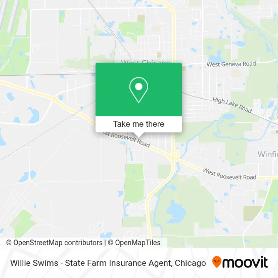 Willie Swims - State Farm Insurance Agent map