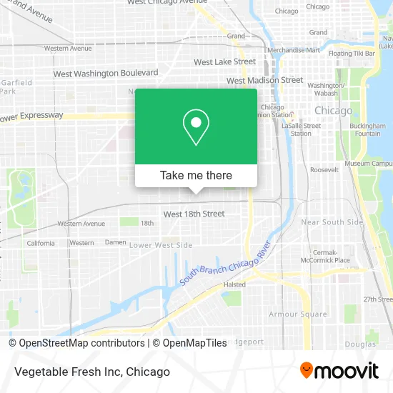 Vegetable Fresh Inc map