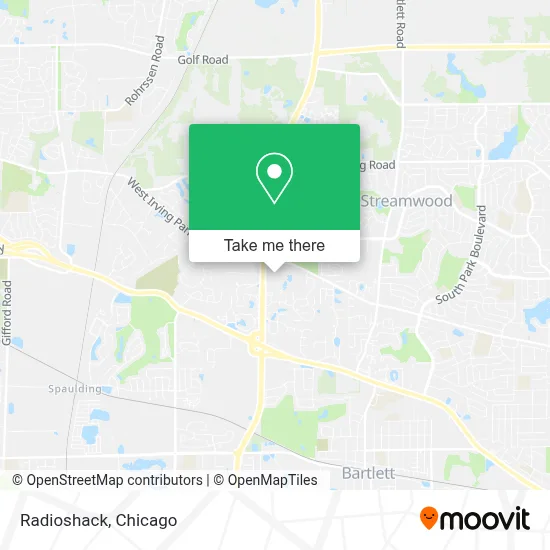 Radioshack map