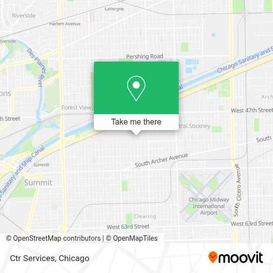 Ctr Services map