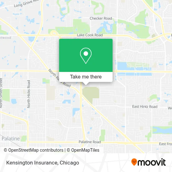 Kensington Insurance map