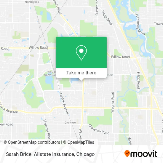 Sarah Brice: Allstate Insurance map