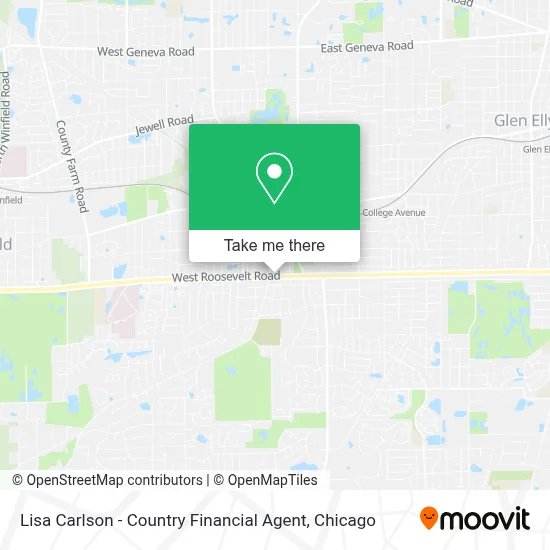 Lisa Carlson - Country Financial Agent map