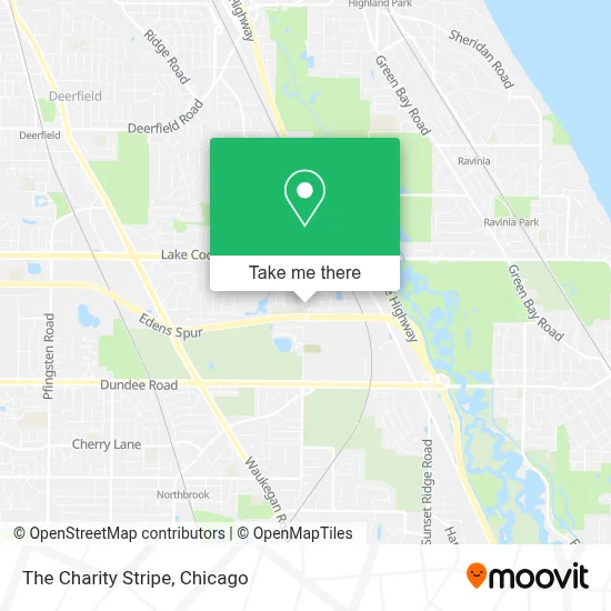 The Charity Stripe map
