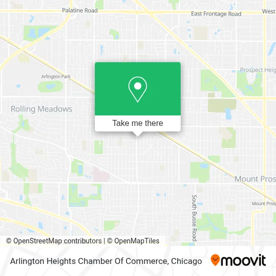 Arlington Heights Chamber Of Commerce map