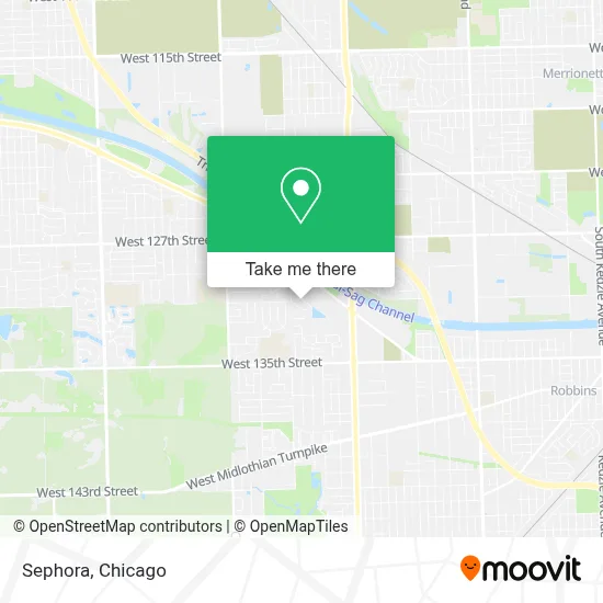 Sephora map