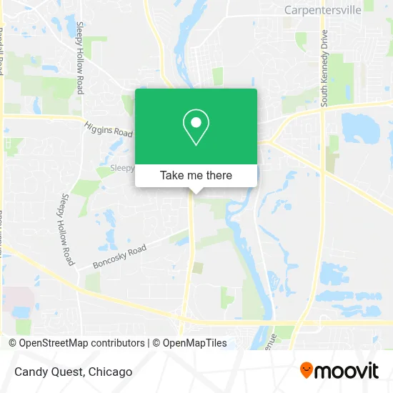Candy Quest map