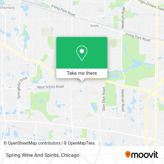 Spring Wine And Spirits map