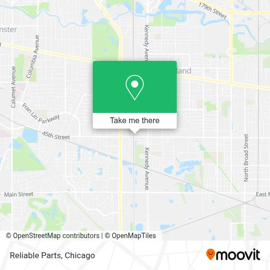Reliable Parts map