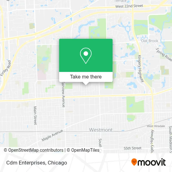 Cdm Enterprises map
