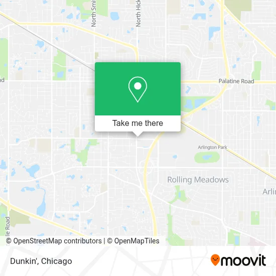 Dunkin' map