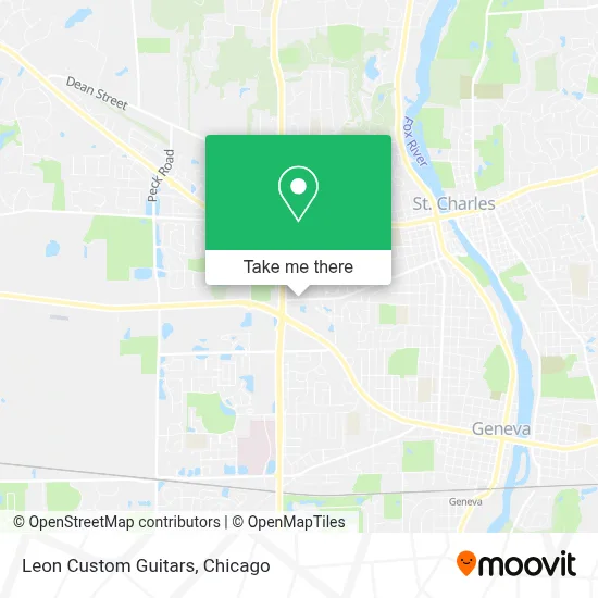 Leon Custom Guitars map