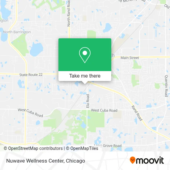 Nuwave Wellness Center map