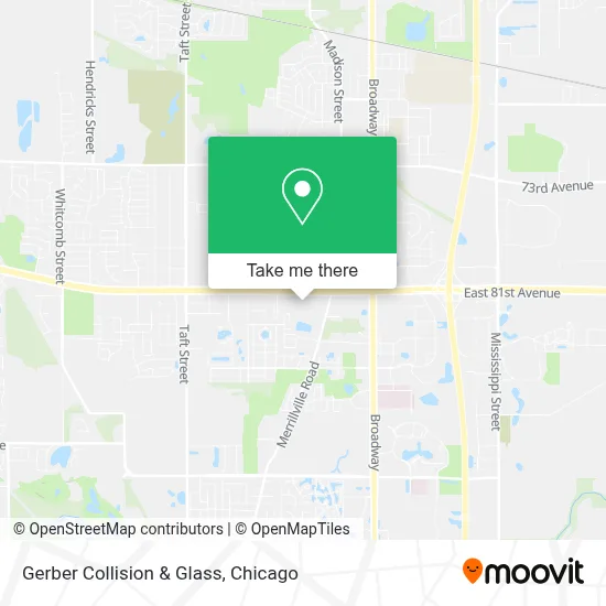 Gerber Collision & Glass map