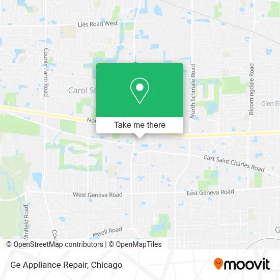 Ge Appliance Repair map