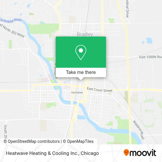 Heatwave Heating & Cooling Inc. map