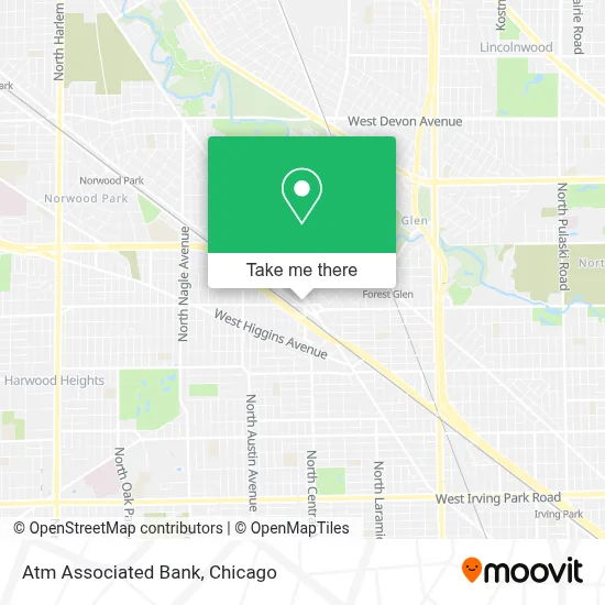 Atm Associated Bank map