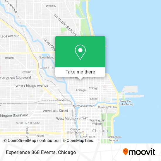 Experience 868 Events map