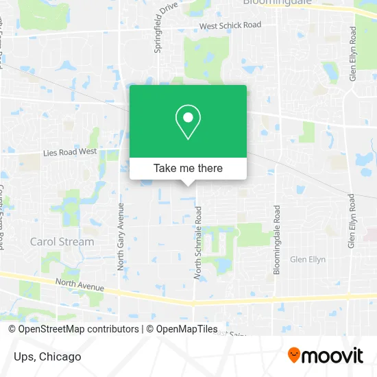 Ups map
