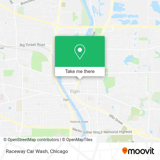 Raceway Car Wash map