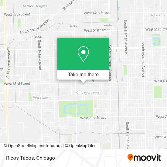 Ricos Tacos map