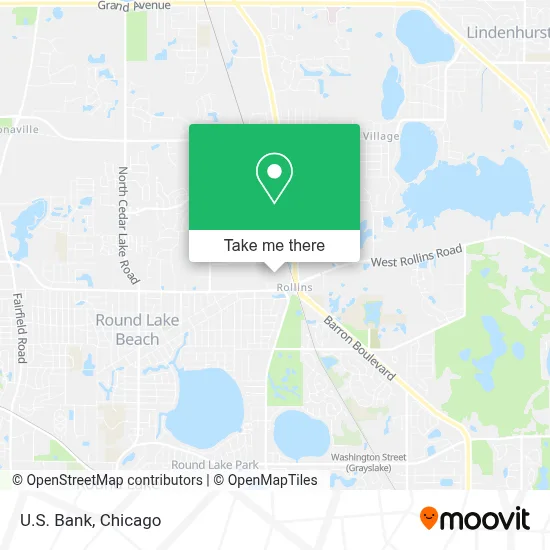 U.S. Bank map