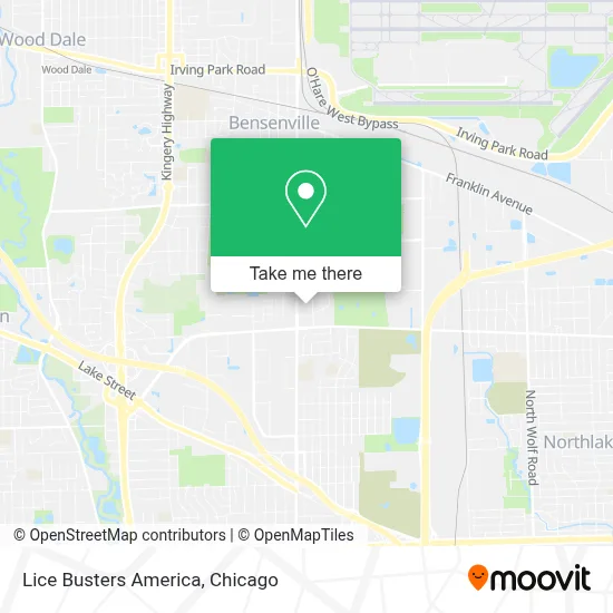 Lice Busters America map