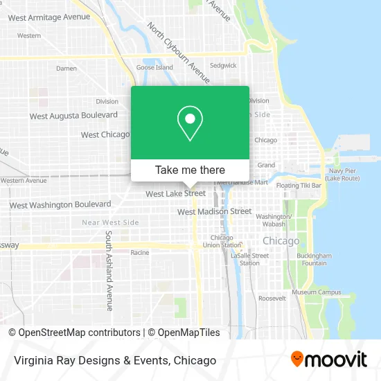 Virginia Ray Designs & Events map