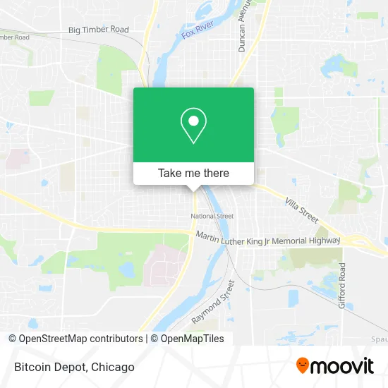 Bitcoin Depot map