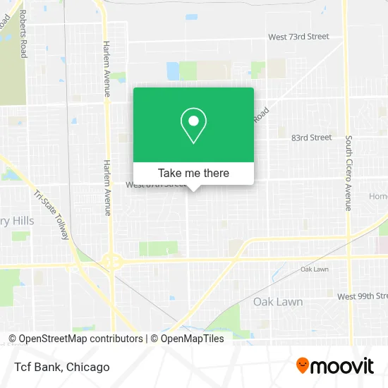 Tcf Bank map
