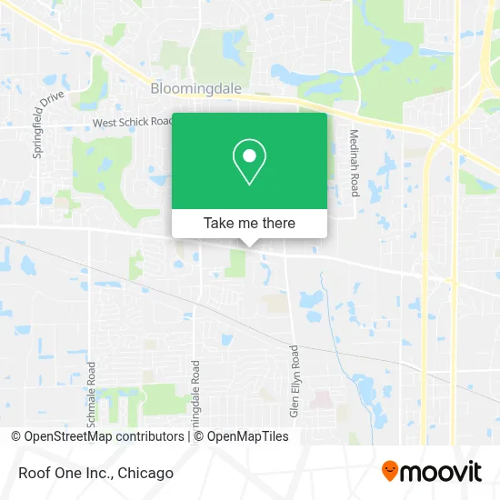Roof One Inc. map