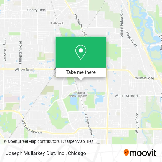 Joseph Mullarkey Dist. Inc. map