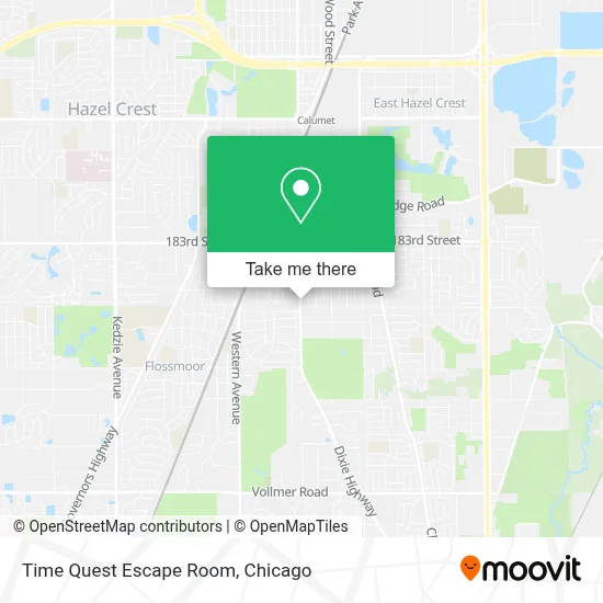 Time Quest Escape Room map