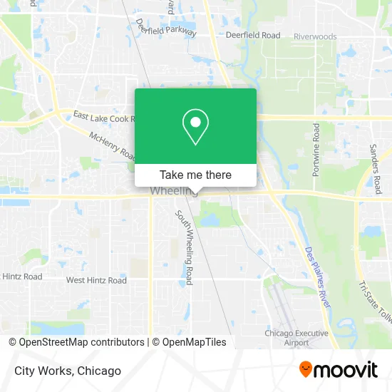 City Works map