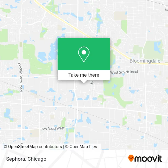 Sephora map