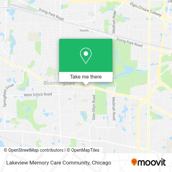 Lakeview Memory Care Community map