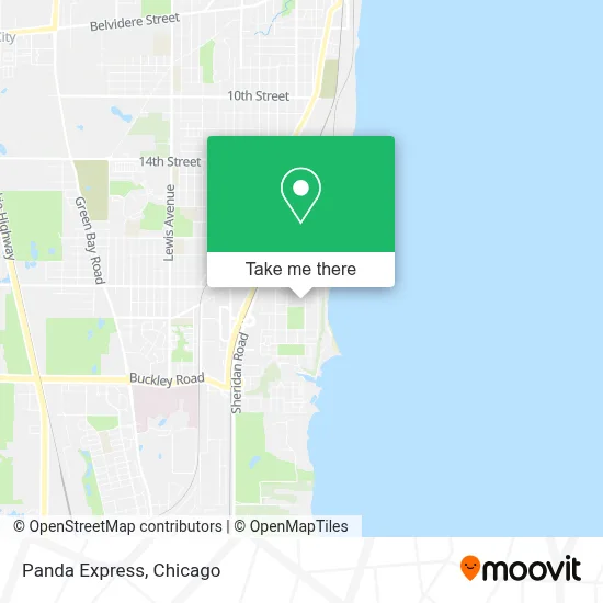 Panda Express map
