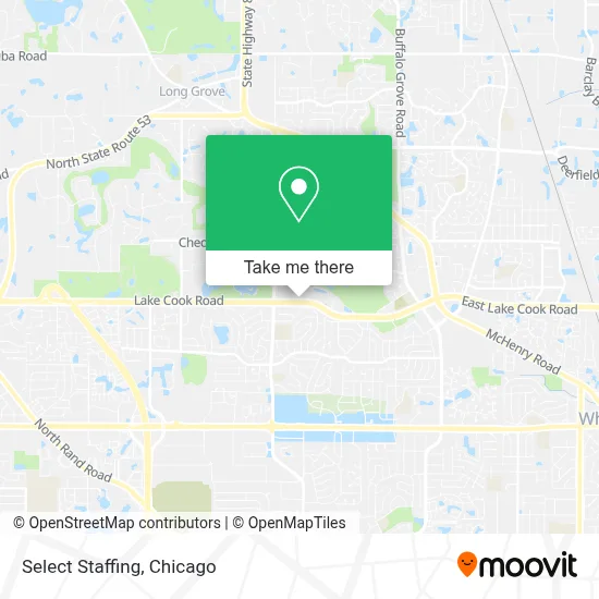 Select Staffing map