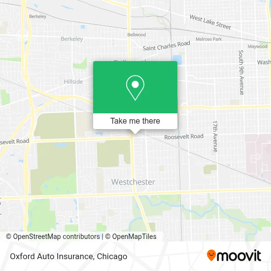 Oxford Auto Insurance map
