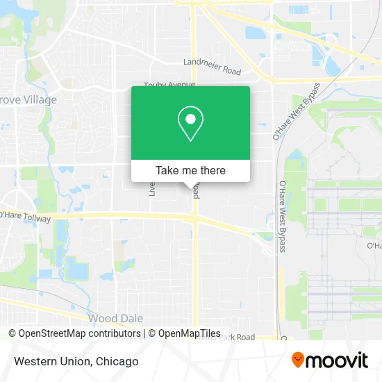 Western Union map