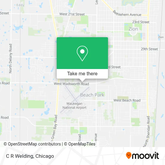 C R Welding map