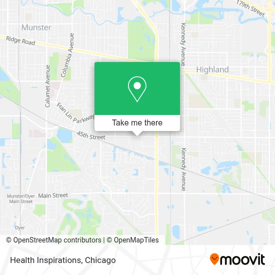 Health Inspirations map
