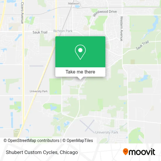 Shubert Custom Cycles map