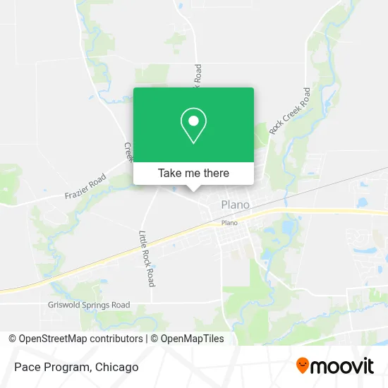 Pace Program map