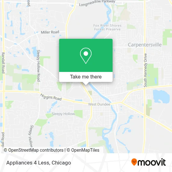 Appliances 4 Less map