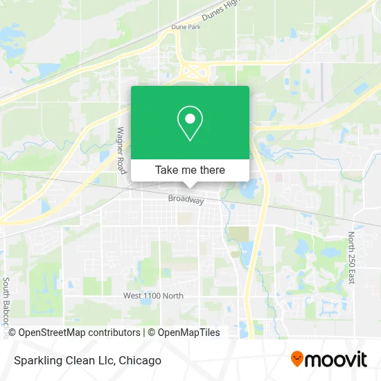 Sparkling Clean Llc map